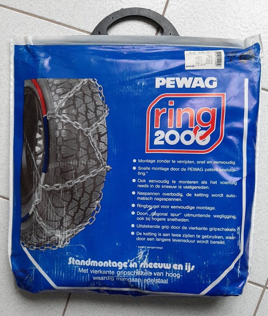 Pewag ring 2000 Sneeuwkettingen Type FX 62 S, Auto diversen, Sneeuwkettingen, Ophalen, Zo goed als nieuw