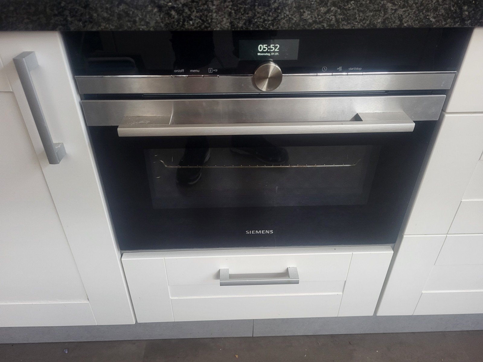 Siemens Inbouw Combi-Stoomoven CS656GBS2 - Zo goed als nieuw, Ophalen, 45 tot 50 cm, Hete lucht, 60 cm of meer