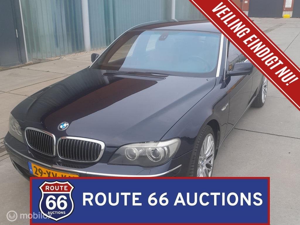 BMW 760Li | 2007 | Route 66 Auctions, Auto's, Gebruikt, Overige carrosserieën, Zwart, Bedrijf