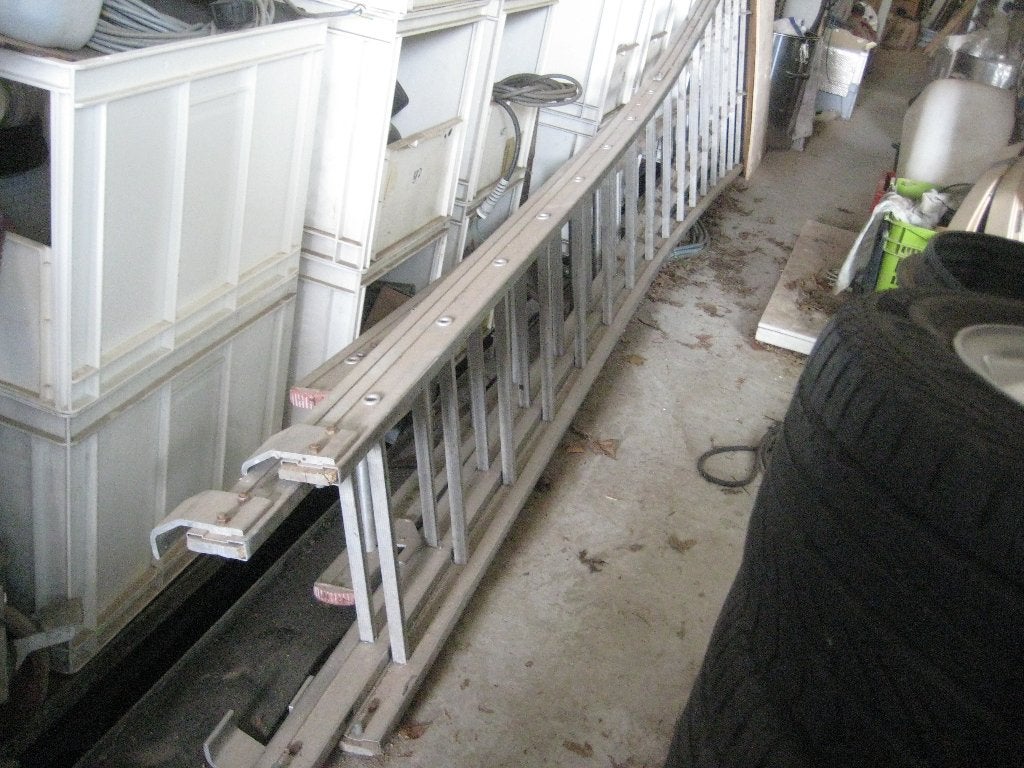 lange 3x16 REFORMLADDER, Doe-het-zelf en Verbouw, Ladders en Trappen, Ophalen, Gebruikt, Ladder, 4 meter of meer