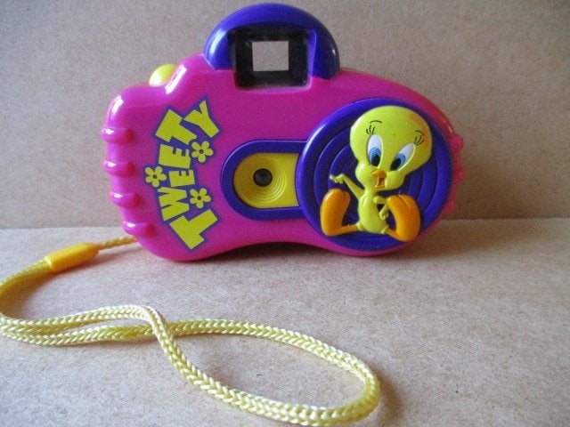 adv10572 tweety fototoestel, Ophalen, Looney Tunes, Gebruikt, Overige typen