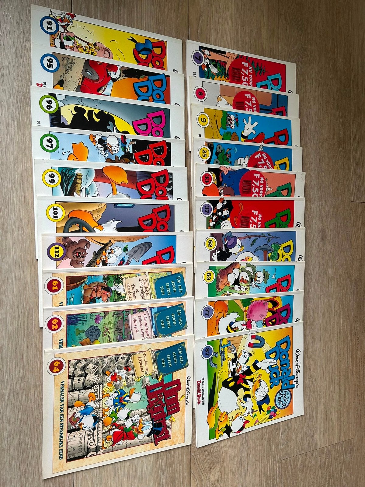 Grote collectie Donald Duck en Dagobert Duck stripboeken, Meerdere stripboeken, Ophalen of Verzenden, Gelezen