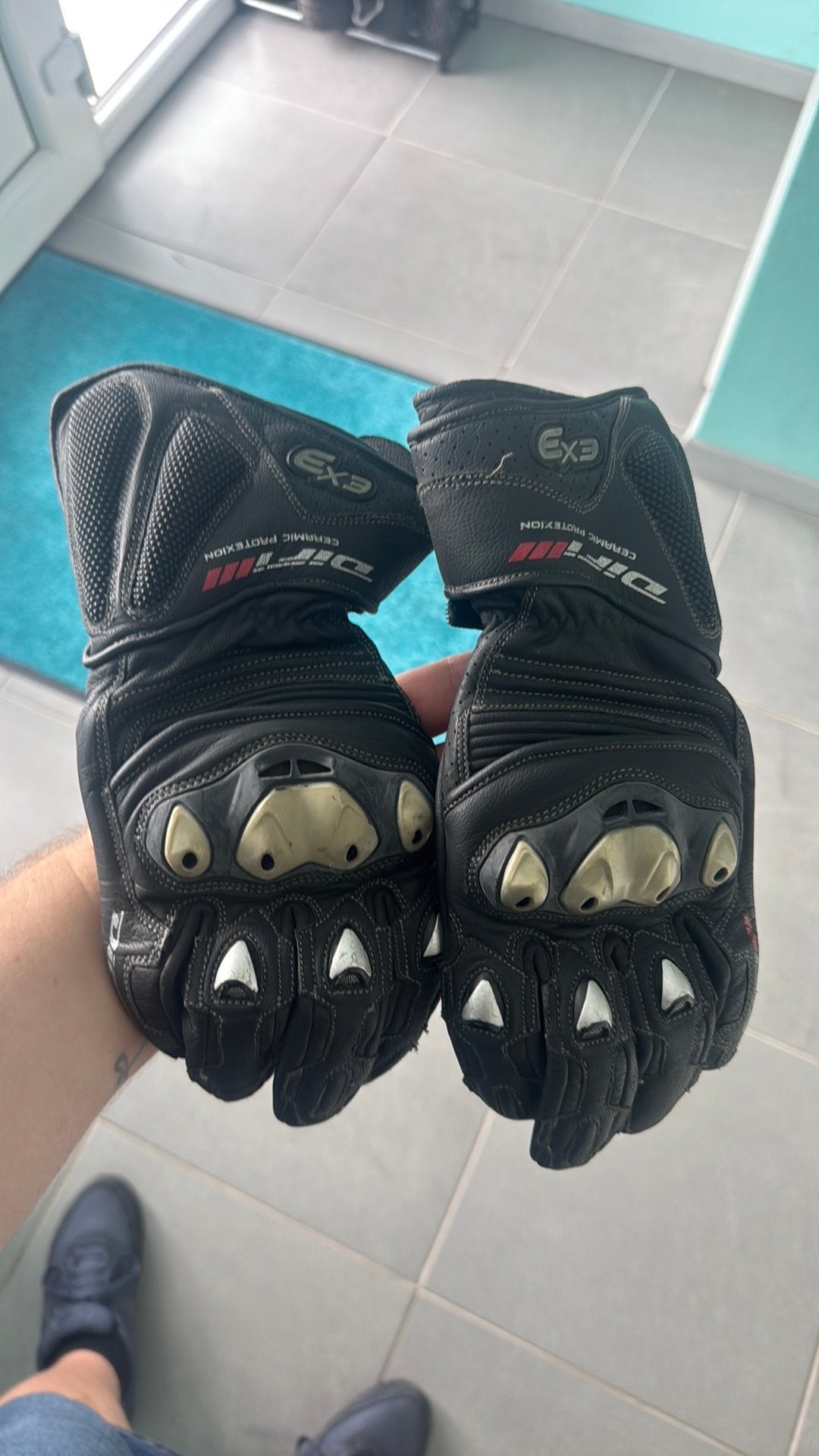 Difi ex3 motorhandschoenen maat 9/M, Motoren, Kleding | Motorkleding, Ophalen of Verzenden, Tweedehands, Dames, Handschoenen
