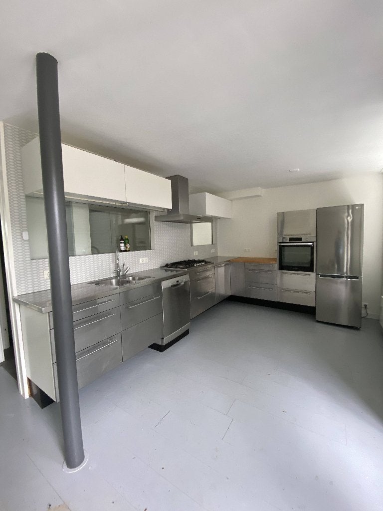 RVS keuken: compleet met apparatuur, Ophalen, Gebruikt, Overige kleuren, Hoekkeuken