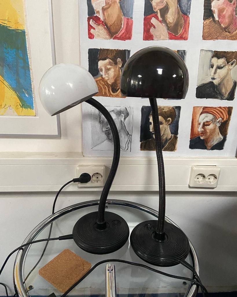 1x Isao Hosoe Hebi Tavola bureaulamp Space Age Sixties, Ophalen, Gebruikt, 50 tot 75 cm, Space Age Sixties Vintage