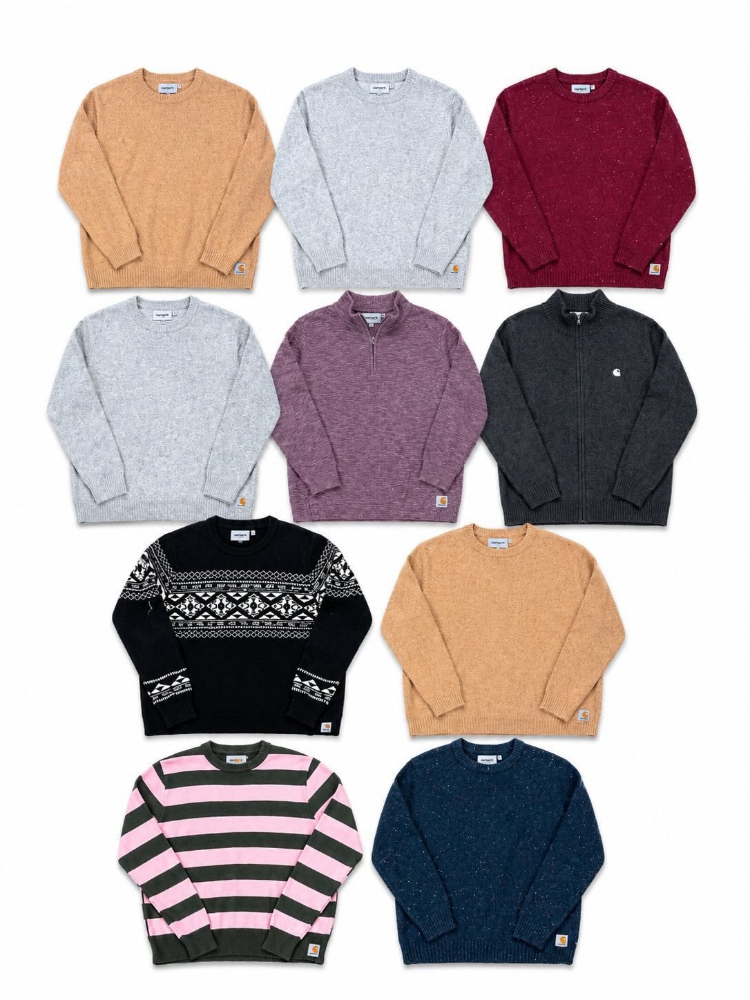 Carhartt Sweaters – Mix kleuren & modellen | €13 p/st, Vintagie, Haulerwijk, Overige maten, Ophalen of Verzenden
