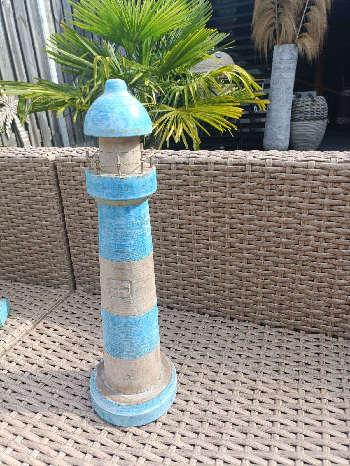 Decoratieve vuurtoren voor binnen of buiten, Ophalen, Gebruikt