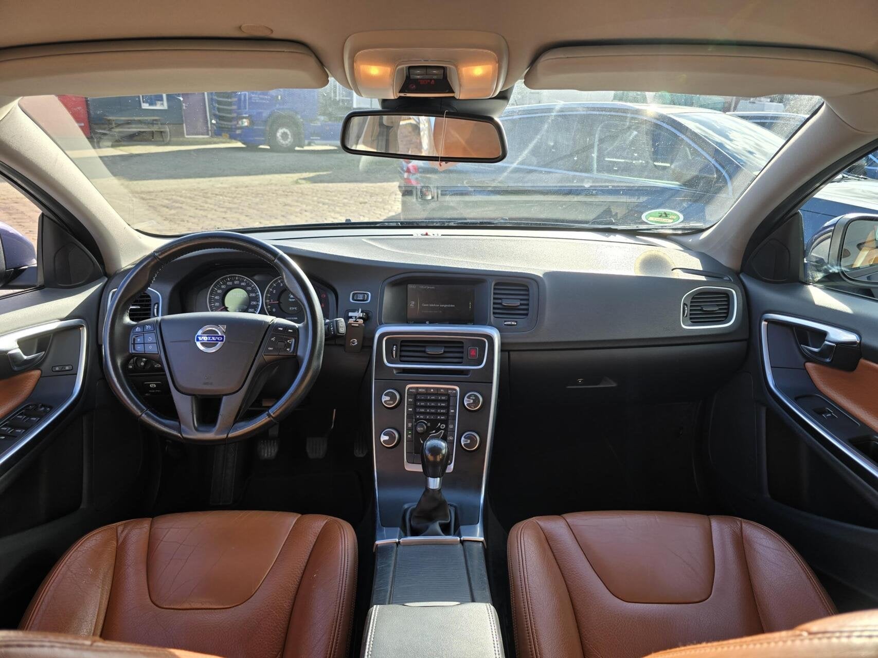 Volvo V60 1.6 T3 Ocean Race CarPlay/Leer/Clima/Cruise/LMV, Auto's, Voorwielaandrijving, Gebruikt, 4 cilinders, 150 pk