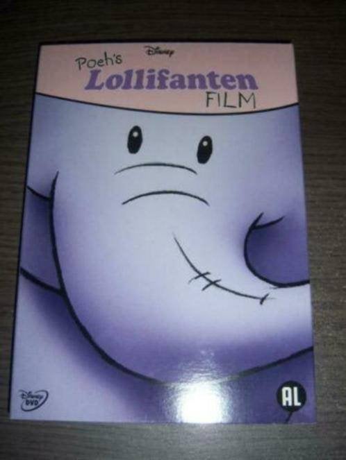 Disney Poeh's Lollifanten Film met schuifhoes in nieuwstaat , Tekenfilm, Verzenden, Nederlands, Nederlands