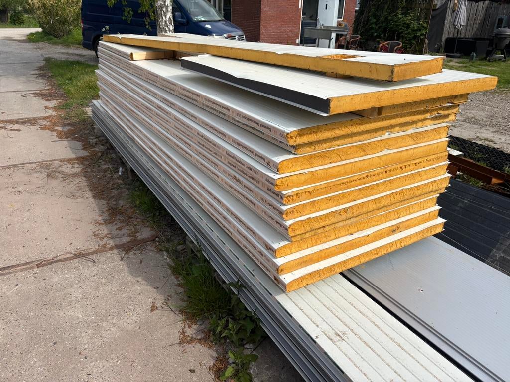 sandwichpanelen, Ophalen of Verzenden, Zo goed als nieuw, Overige materialen, 50 tot 100 mm