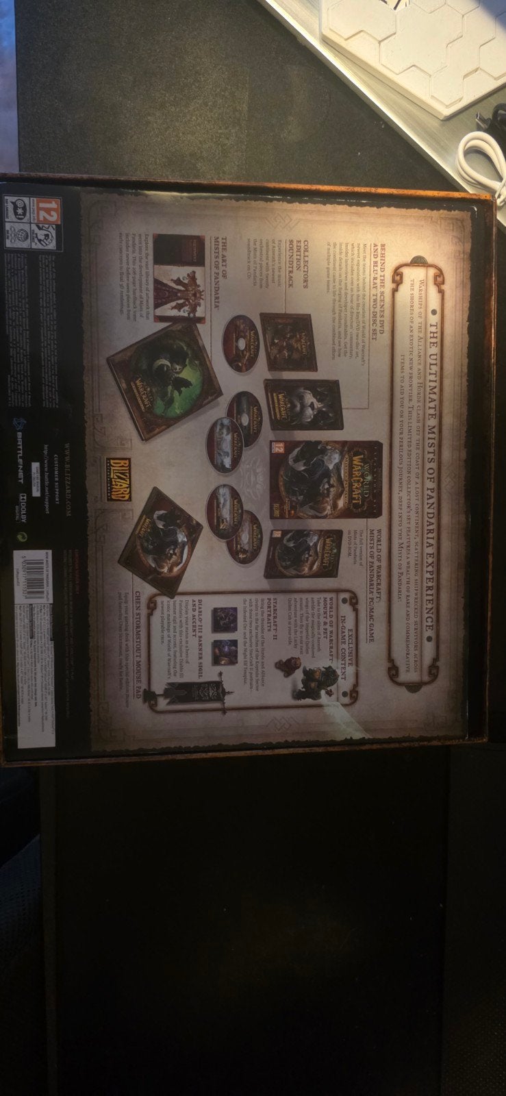 World of Warcraft: Mists of Pandaria Collector's Edition, 1 speler, Ophalen of Verzenden, Zo goed als nieuw, Role Playing Game (Rpg)