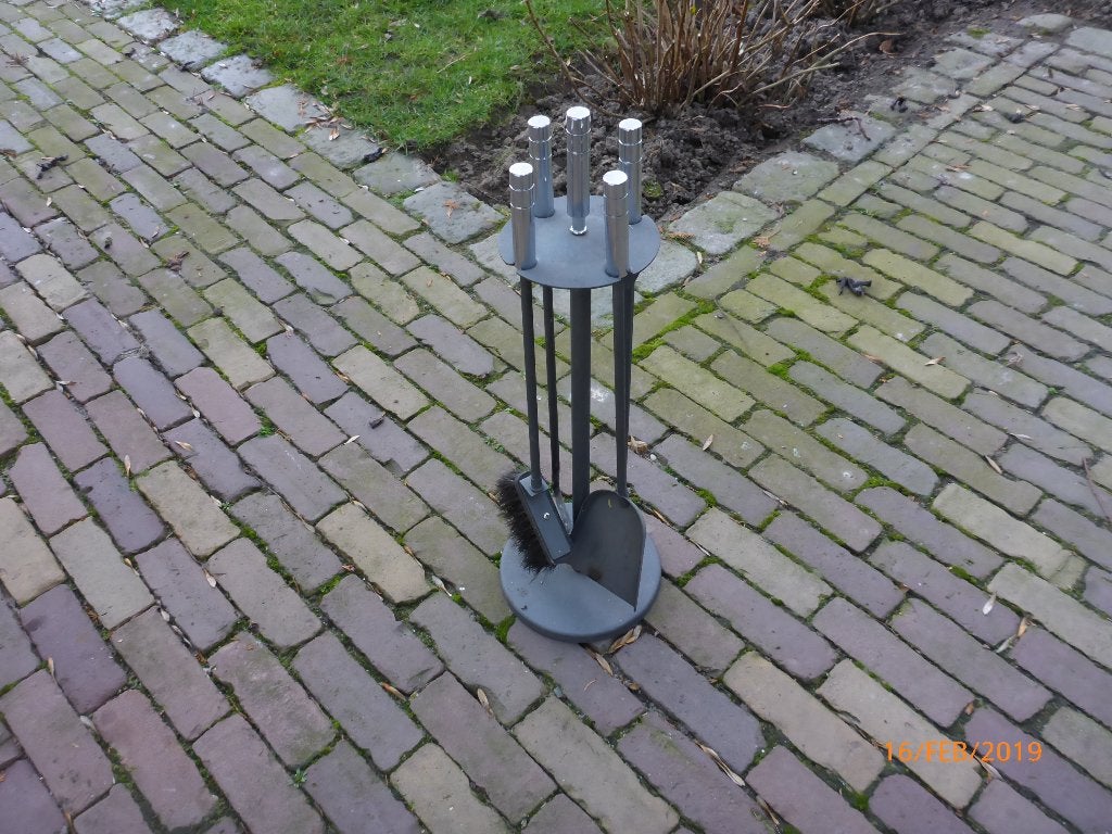 openhaard set, Ophalen of Verzenden, Zo goed als nieuw, Vrijstaande haard, Houthaard