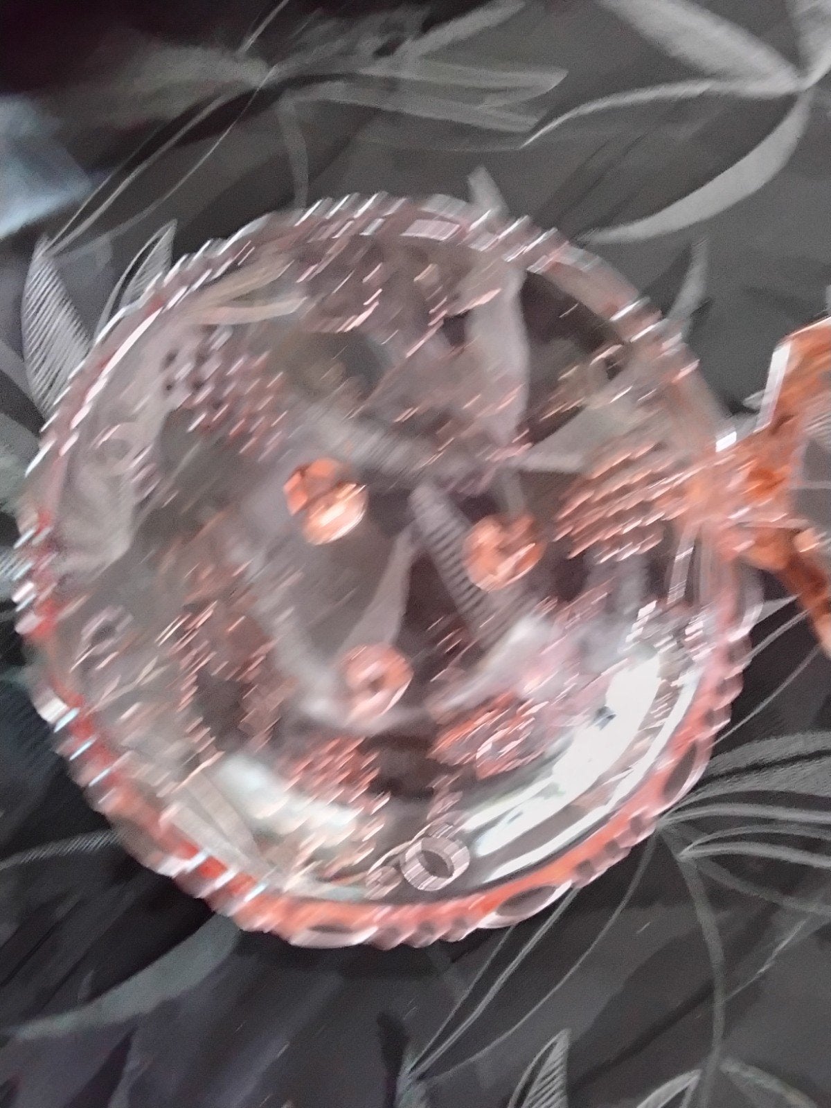 Decoratieve glazen schaal met patroon, Ophalen of Verzenden