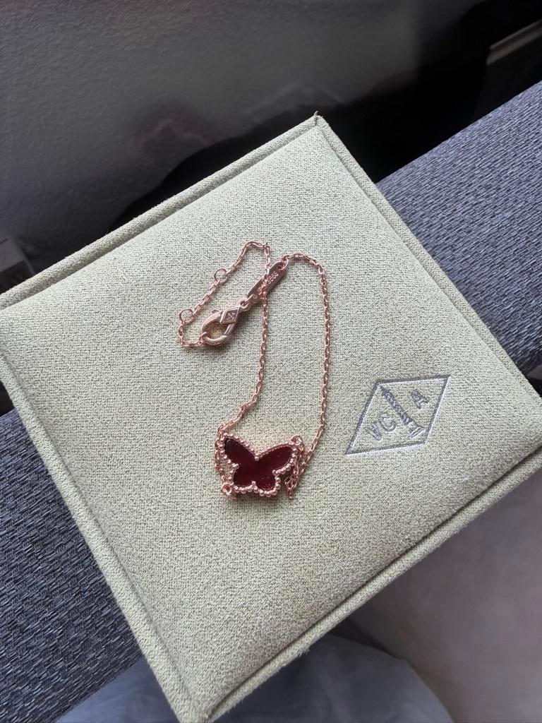 Armband vlinder nieuw, Overige materialen, Nieuw, Ophalen of Verzenden, Met bedels of kralen