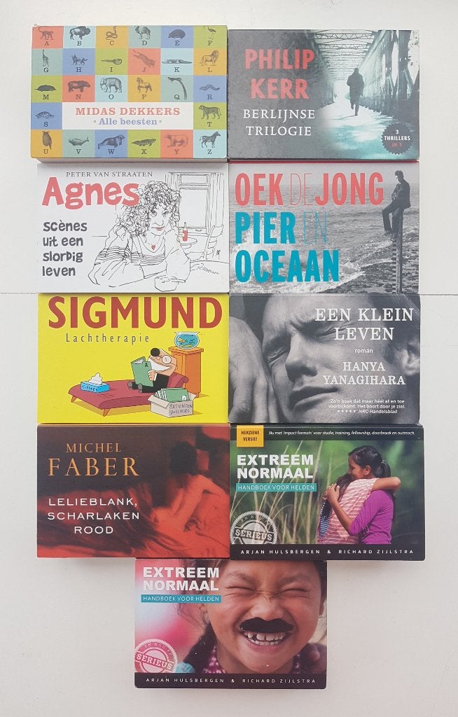9x Dikke Dwarsligger oa. Een Klein Leven, Pier en Oceaan, Ophalen of Verzenden