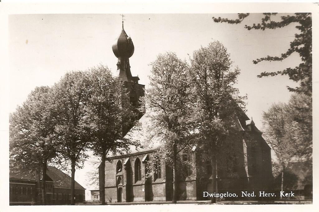 Dwingeloo, Ned. Herv. Kerk, Ophalen of Verzenden, 1940 tot 1960, Gelopen, Drenthe