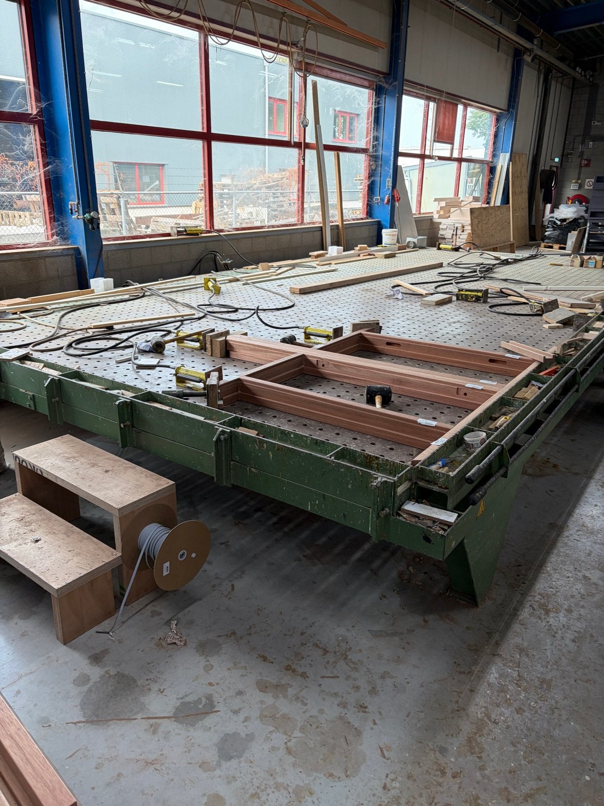 Kettering opsluitbank 4600x8600, Ophalen