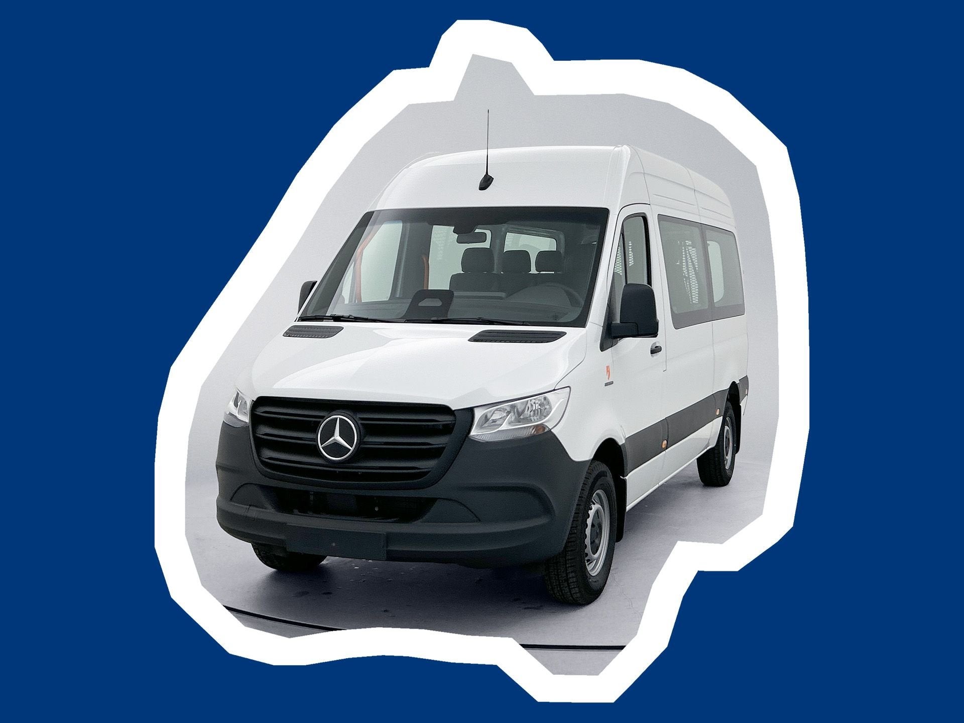 Mercedes-Benz eSprinter 0,99% RENTE - 81kWh L2H2 RWD Rolstoe, Automaat, Wit, Nieuw, Te koop
