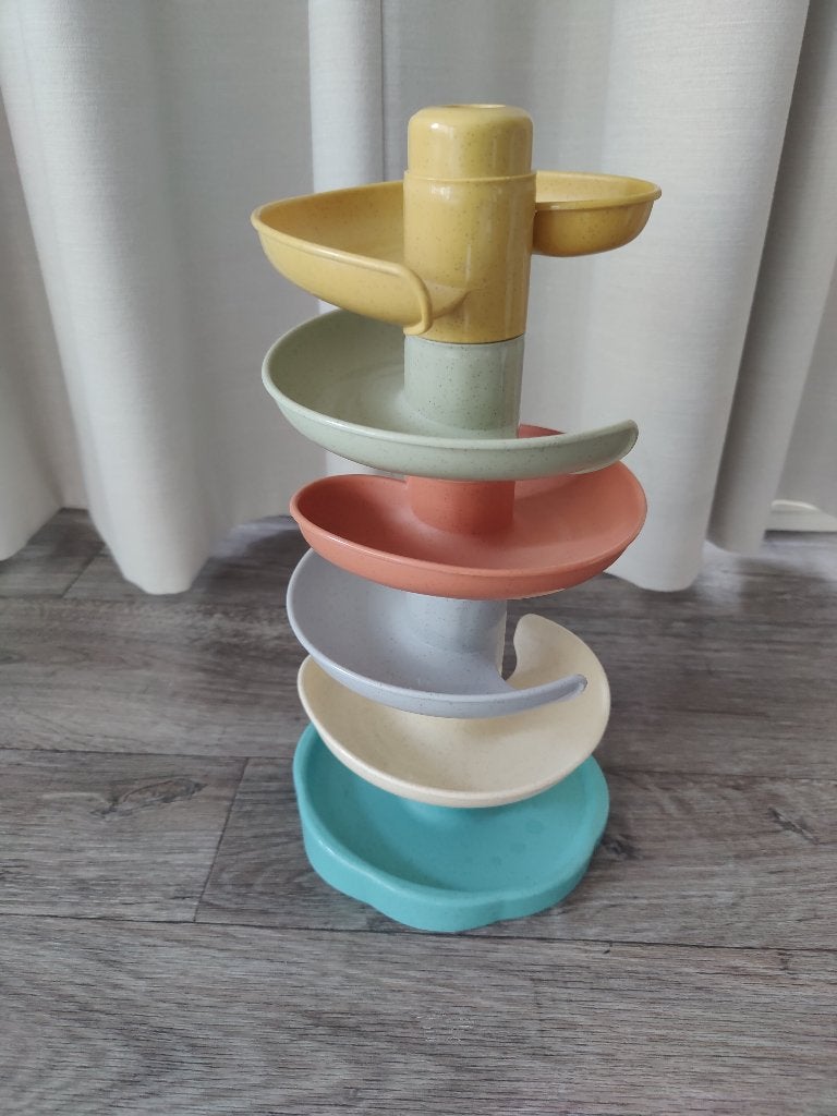 Speelgoed Spiraaltoren 5 Delen 3 Muziekballen - Bioplastic, Ophalen, Zo goed als nieuw, Overige typen