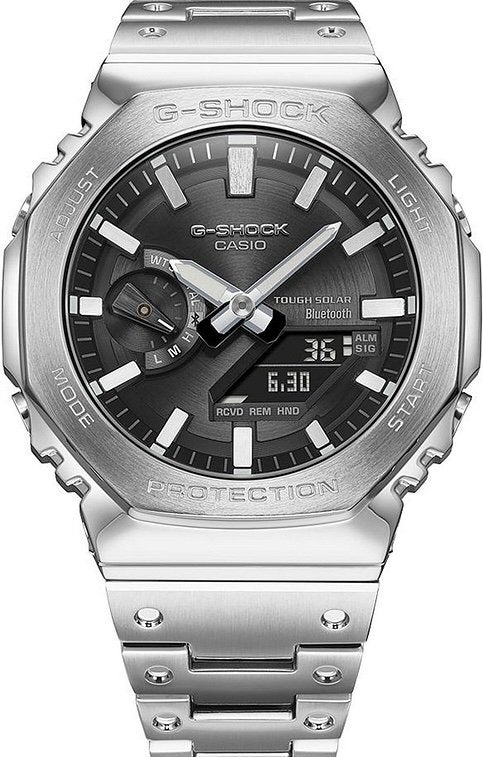 Casio G-Shock GM-B2100D-1AER (Full Metal "CasiOak"), Ophalen of Verzenden, Zo goed als nieuw, Zwart, Android