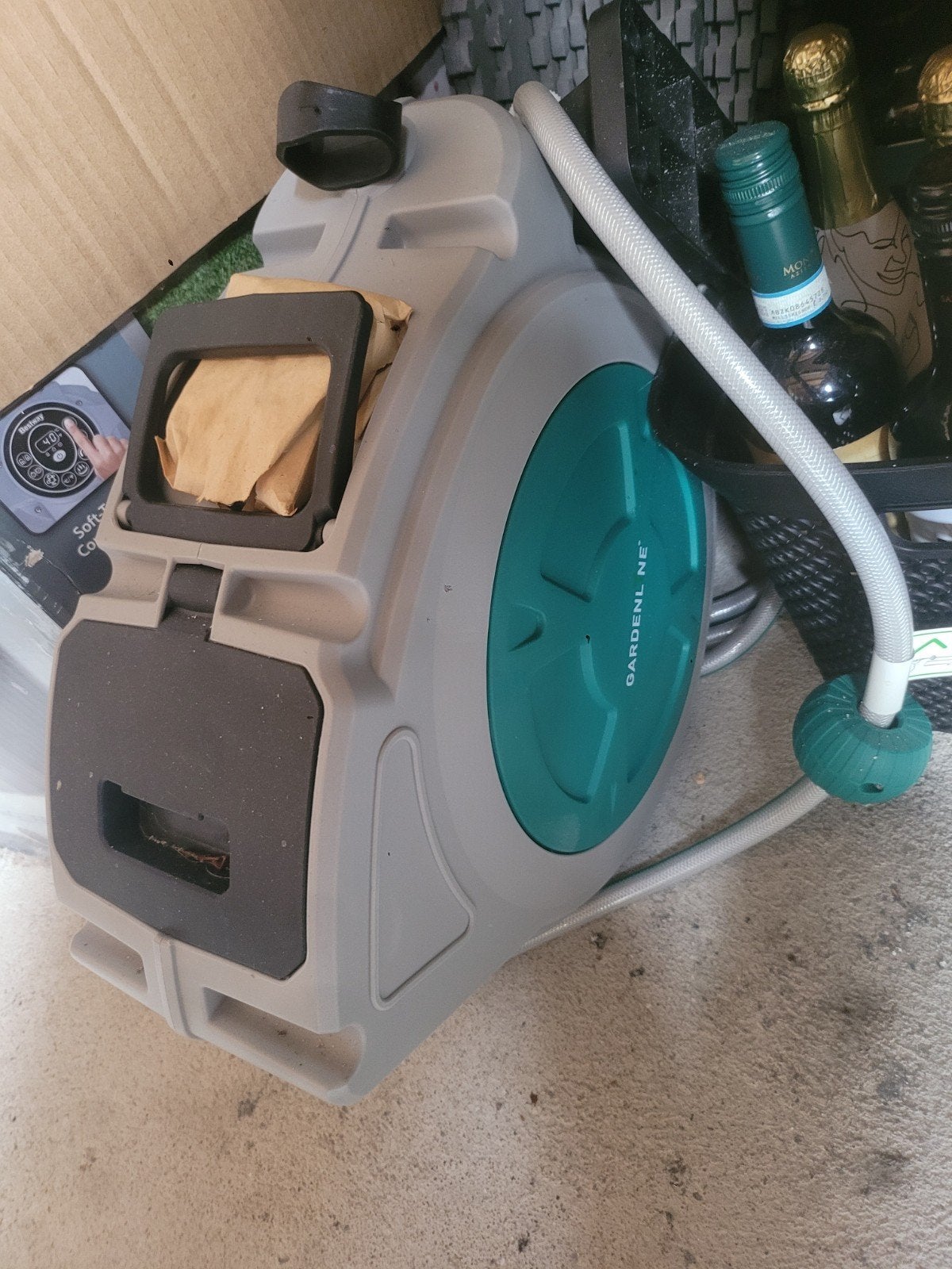 GARDENLINE Automatische slanghaspel, Tuin en Terras, Ophalen of Verzenden, Gebruikt