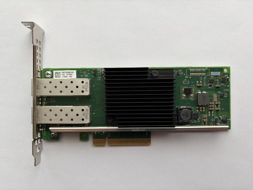Intel/Dell X710-DA2 2 poort 10 Gbit SFP+ Server Netwerkaart, Ophalen of Verzenden, Gebruikt, Intern