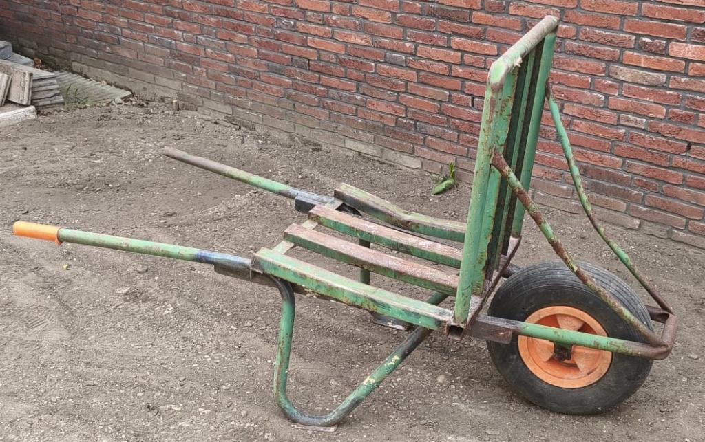 Stenenwagen Steen kruiwagen stenen voor oa klussen haardhout, Tuin en Terras, Ophalen, Gebruikt