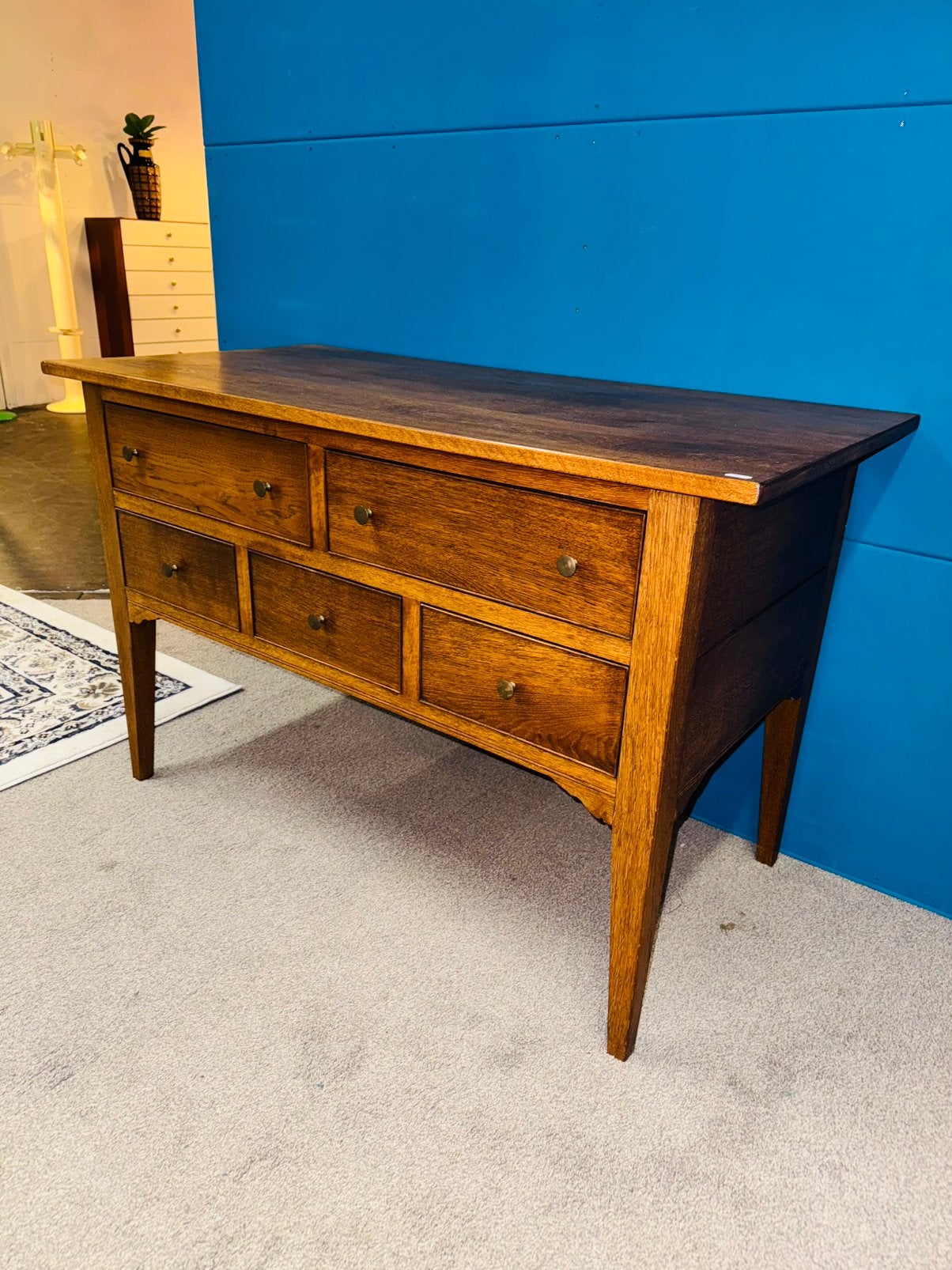 Antieke console tafel haltafel ladekast, Ophalen of Verzenden