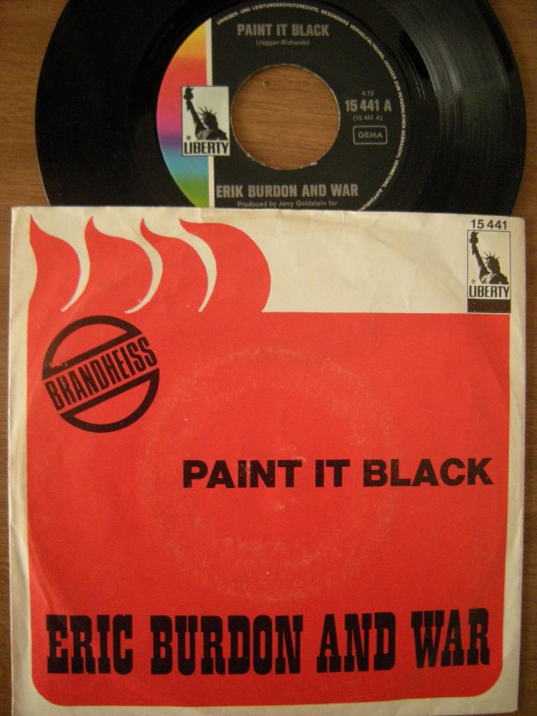 Eric Burdon and War (Paint it Black), Cd's en Dvd's, Vinyl Singles, Ophalen of Verzenden, Gebruikt