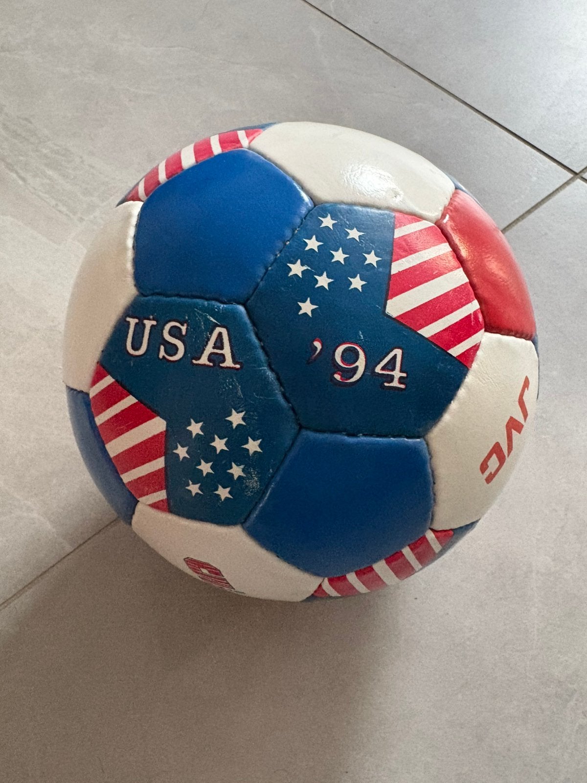 Vintage JVC USA ’94 voetbal – WK Amerika 1994, Maat XL, Ophalen of Verzenden, Zo goed als nieuw, Bal