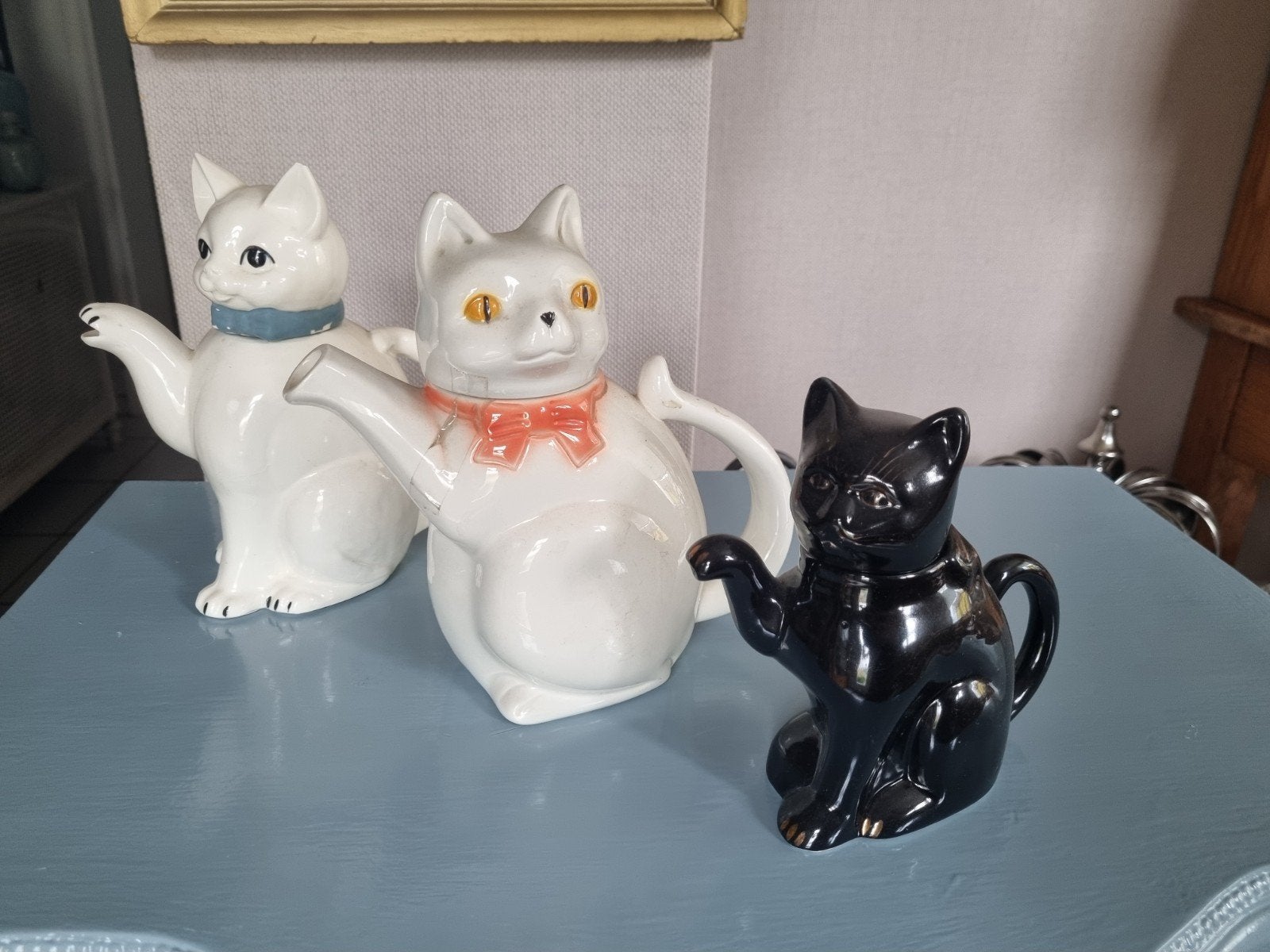 katten koffiepot, Ophalen of Verzenden, Zo goed als nieuw, Dier