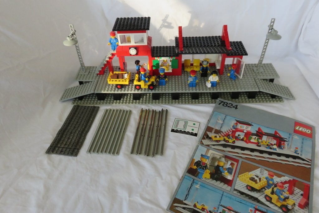 Lego classic town, set 7824 Railway Station, Compleet, Gebruikt, Overige thema's, Lego