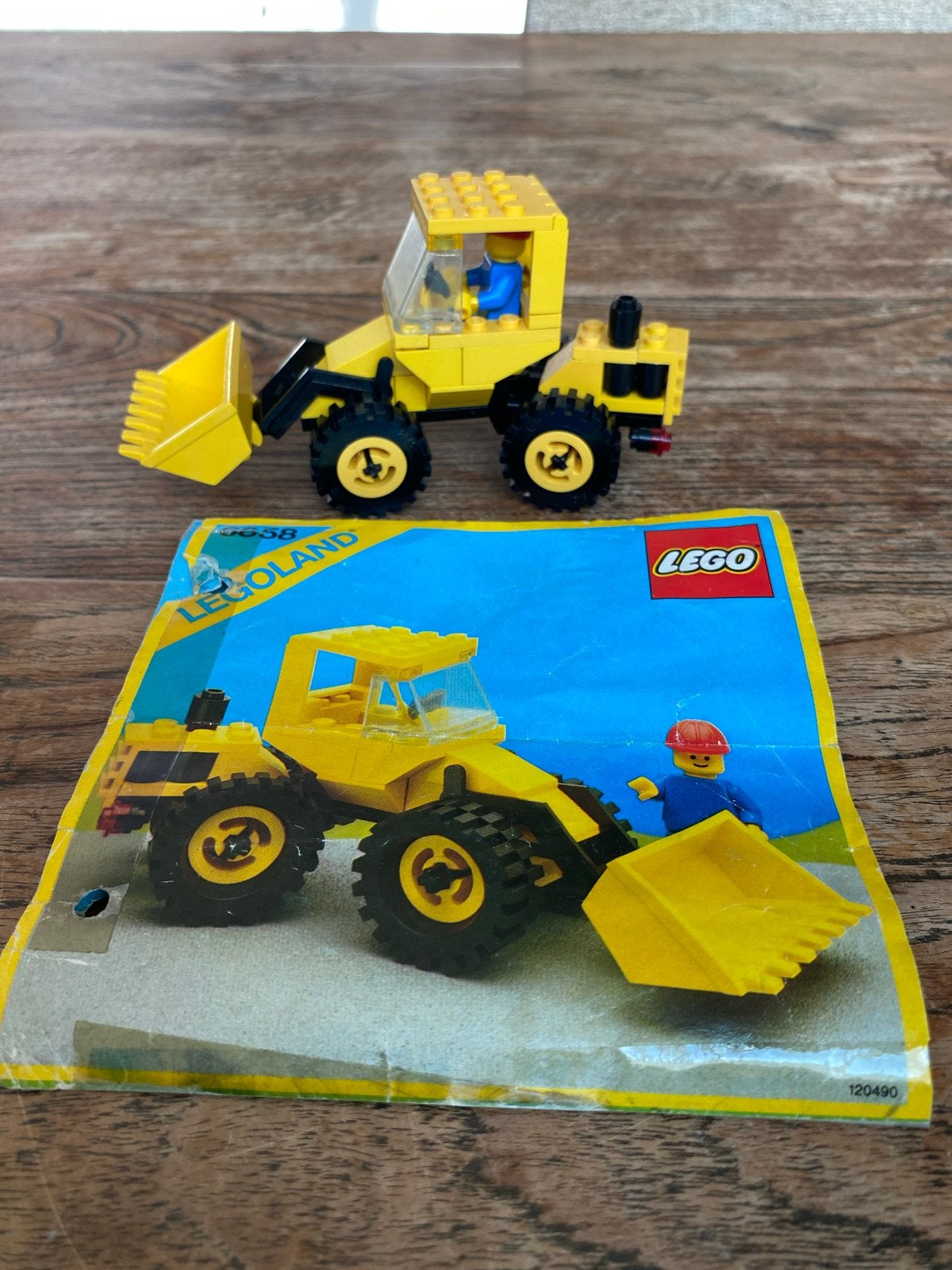 Lego Legoland Shovel 6658 met instructies, Lego, Ophalen of Verzenden, Zo goed als nieuw, Compleet
