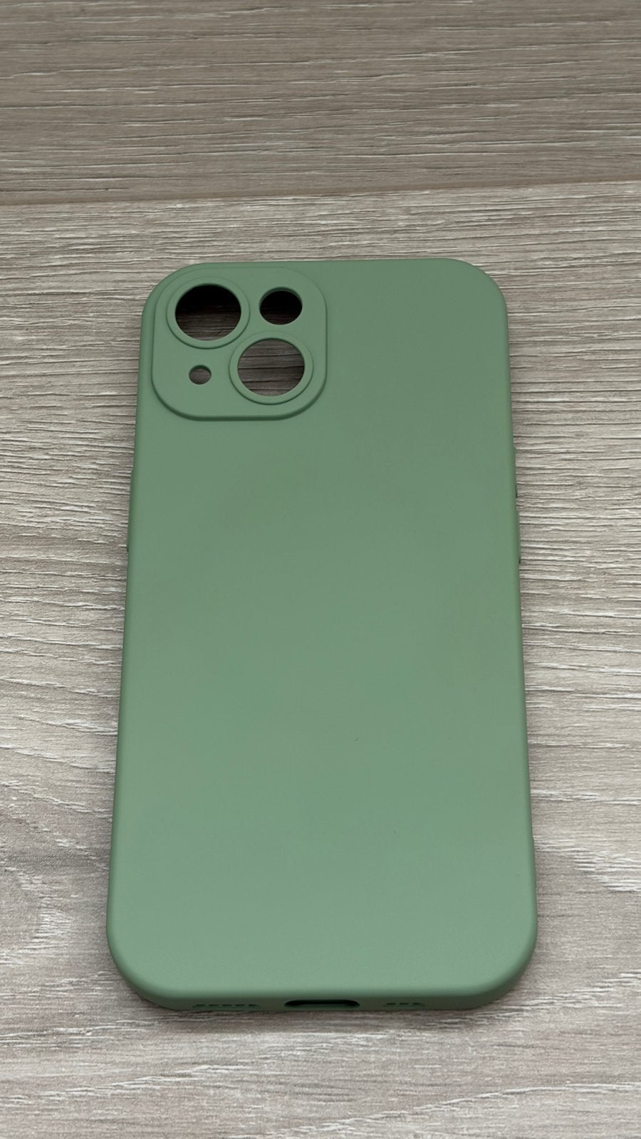 Siliconen hoesje voor iPhone 15 - Groen, Telecommunicatie, IPhone 15, Verzenden, Overige merken, Hoesje of Tasje