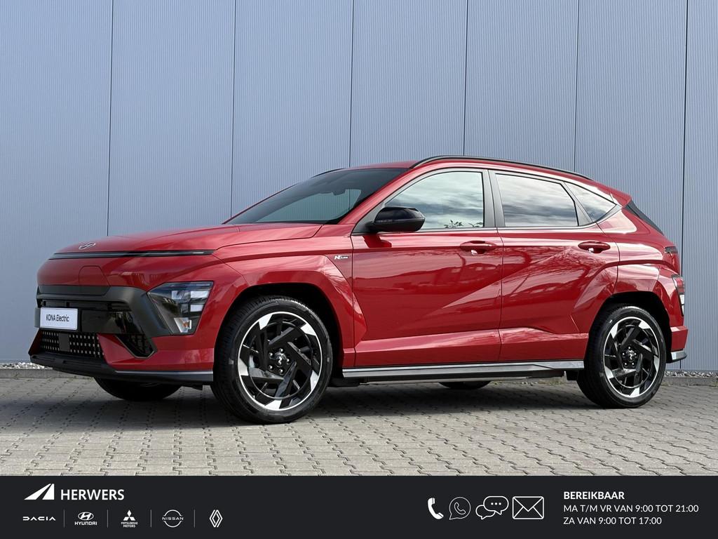 Hyundai Kona Electric Long Range N Line Business 64.8 kWh /, Auto's, Stof, Automatische klimaatregeling, 510 km, Nieuw