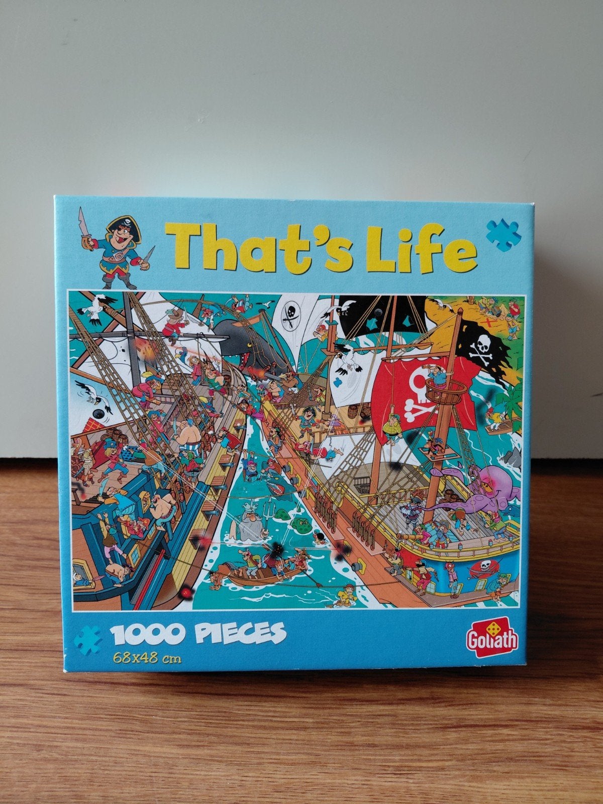 Puzzel • Goliath • That's Life • "Piraten", Ophalen of Verzenden, 500 t/m 1500 stukjes, Zo goed als nieuw, Legpuzzel