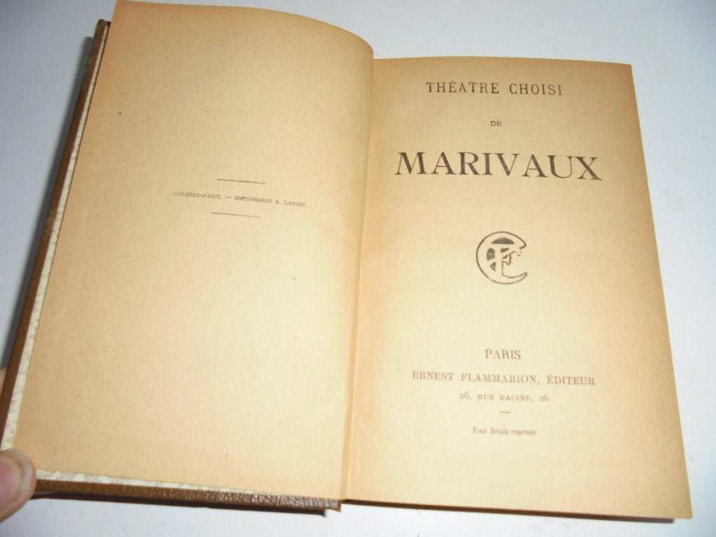 Théatre Choisi de Marivaux (LOK-1), Ophalen, Gelezen