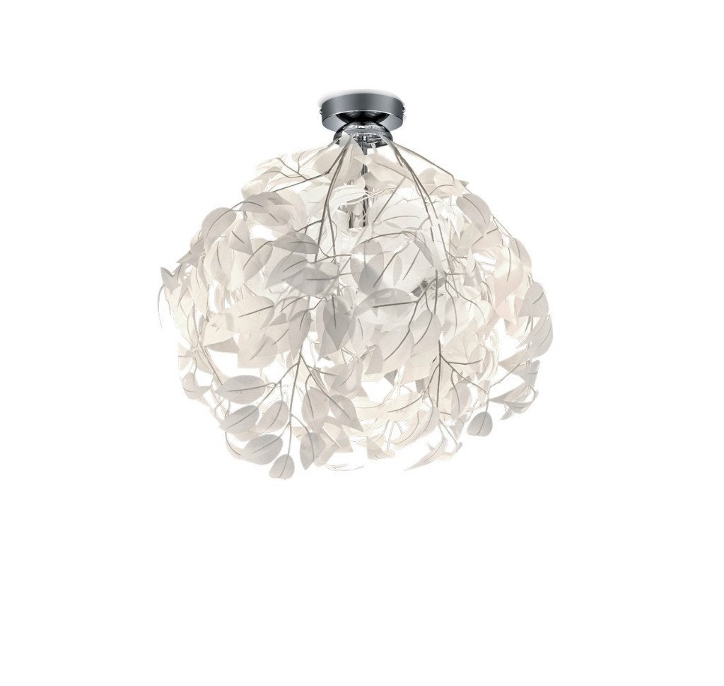 Reality Leavy Plafondlamp - Ø38cm - E27 - Chroom, Ophalen of Verzenden, Nieuw, Kunststof