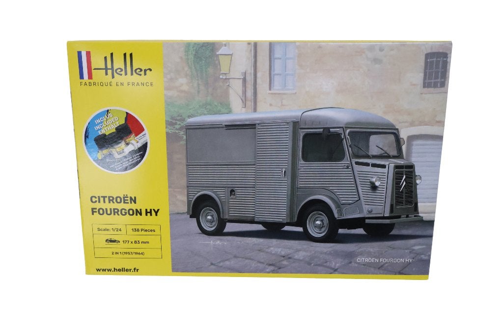 Heller: STARTER KIT Citroen Fourgon HY in 1:24, Ophalen of Verzenden, Nieuw