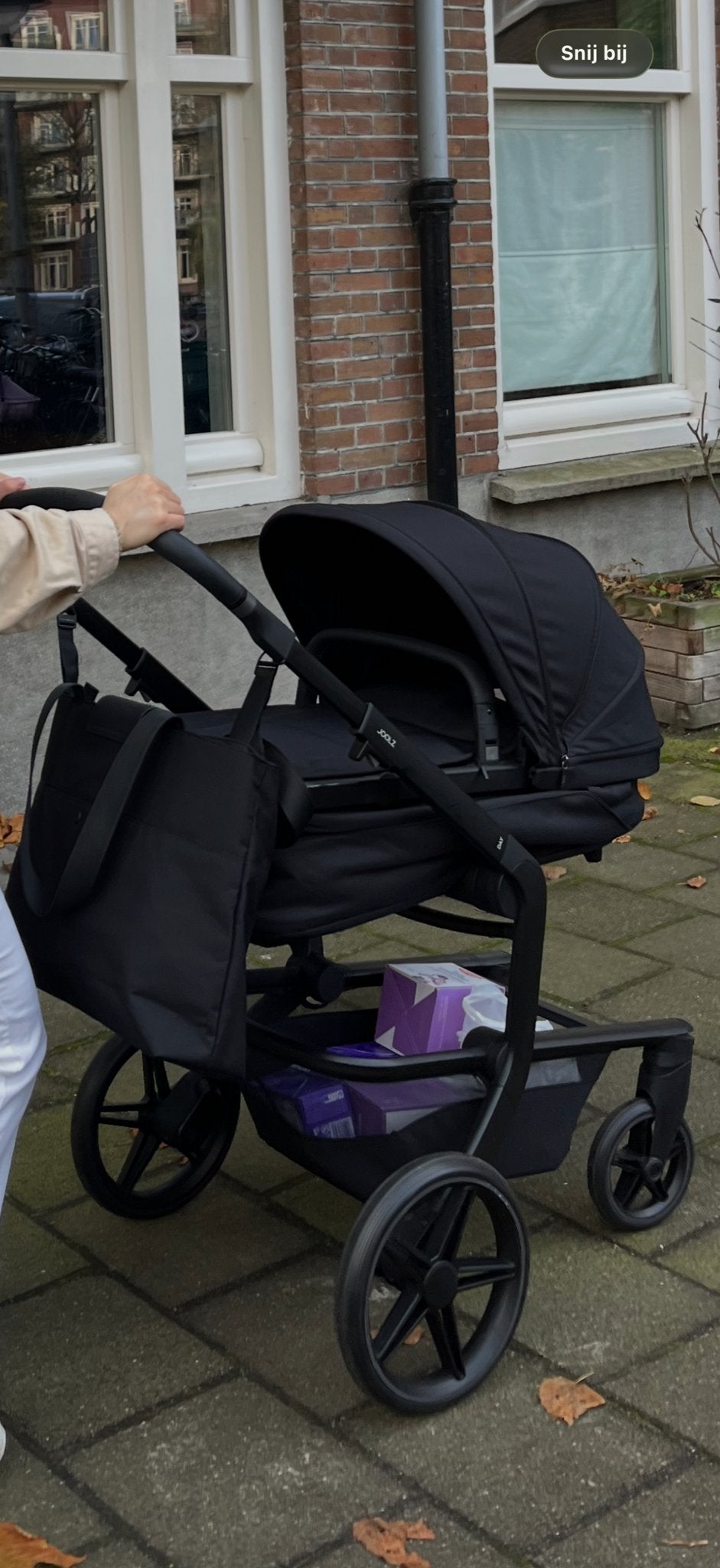 Joolz Kinderwagen Day 5 COMPLEET, Kinderen en Baby's, Kinderwagens en Combinaties, Gebruikt, Ophalen of Verzenden, Verstelbare duwstang