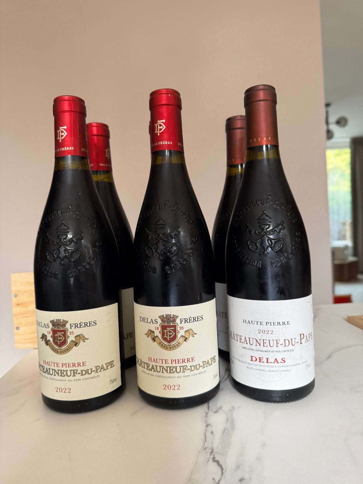 Delas (Frères) Châteauneuf-du-Pape 2022 – 6 flessen, Frankrijk, Nieuw, Ophalen of Verzenden, Rode wijn