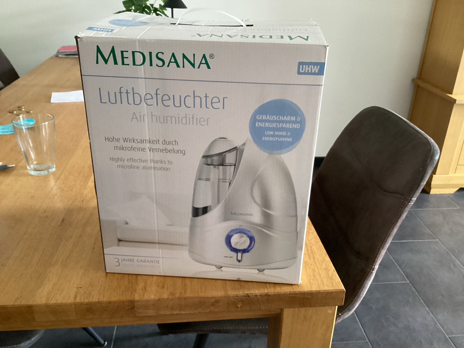 Medisana Luchtbevochtiger UHW - z.g.a.n., Ophalen, Zo goed als nieuw, Luchtbevochtiger
