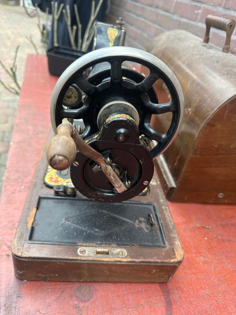 Antieke Singer Naaimachine - Decoratief en Authentiek, Antiek en Kunst, Antiek | Naaimachines, Ophalen of Verzenden