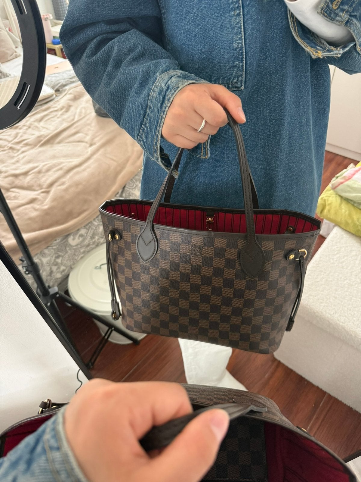 Shopper, Ophalen of Verzenden, Zo goed als nieuw, Bruin, Shopper