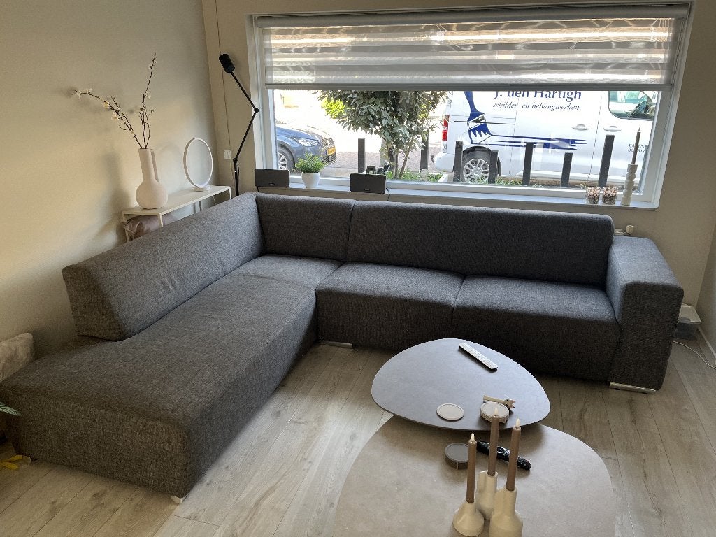 Te koop: mooie hoekbank / bank met chais longue, Ophalen, 250 tot 300 cm, Gebruikt, Vierpersoons of meer