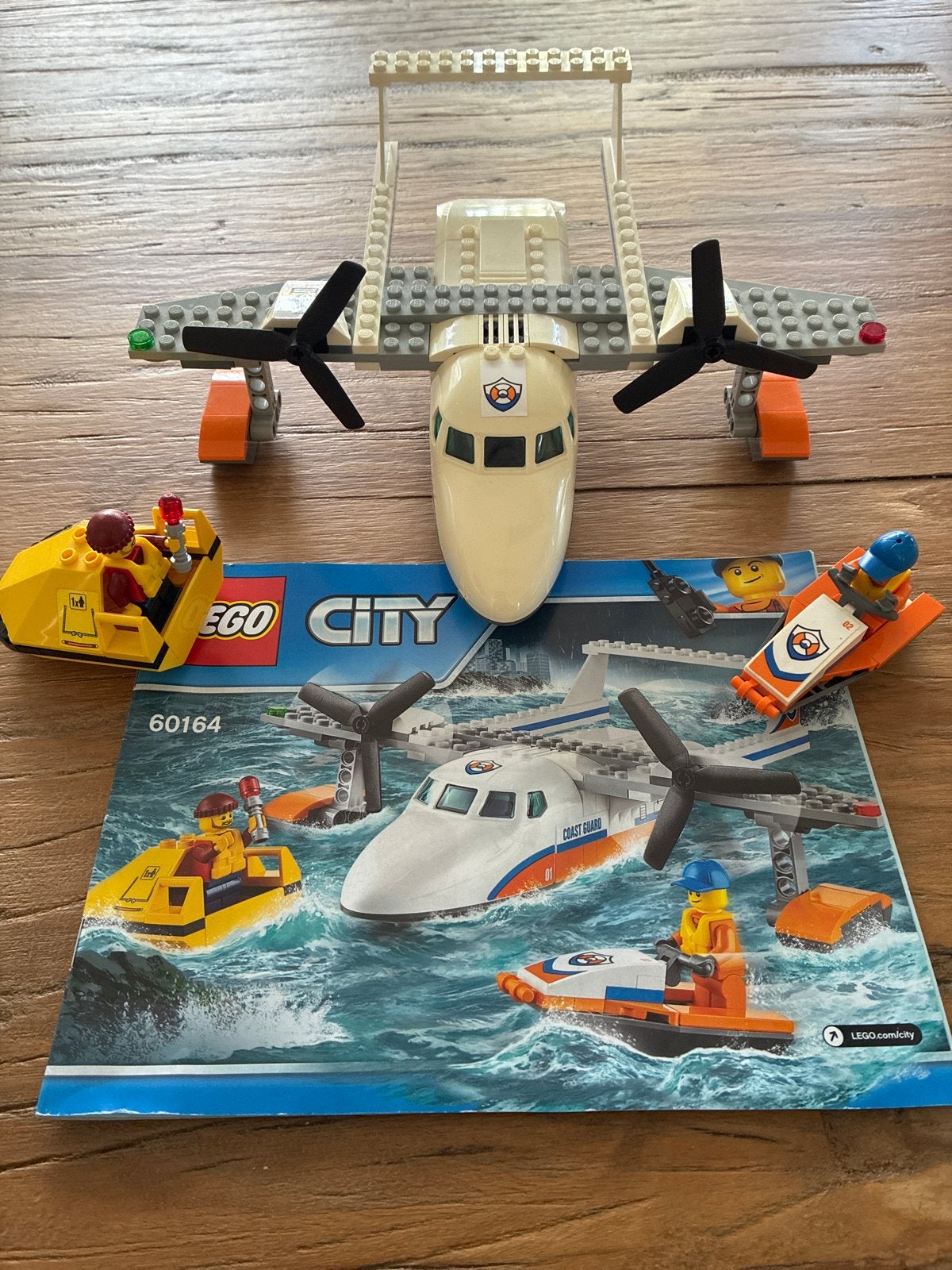 Lego City 60164 Reddingsvliegtuig, Ophalen, City, Lego, Zo goed als nieuw