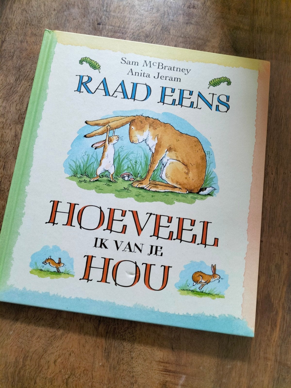 raad eens hoeveel ik van je hou leesboek, Boeken, Verzenden, Zo goed als nieuw