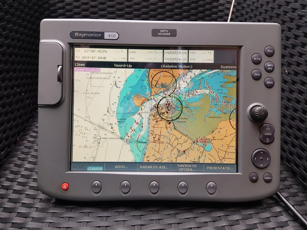 Raymarine c120 MFD kleurenkaartplotter display, Watersport en Boten, Ophalen of Verzenden