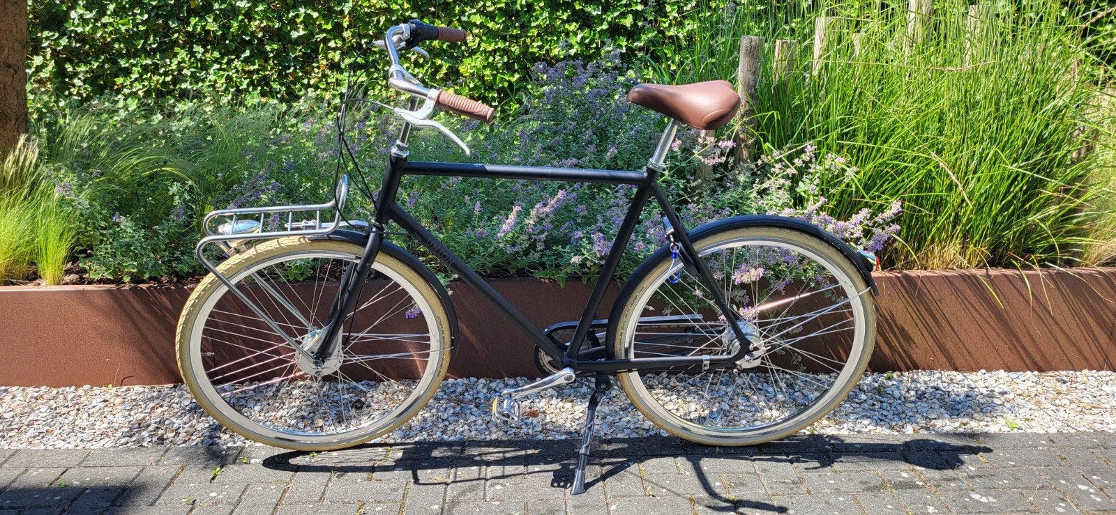 Herenfiets, stadsfiets, Union Flow, Fietsen en Brommers, Versnellingen, Zo goed als nieuw, 61 tot 65 cm, Ophalen
