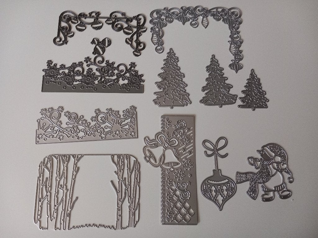 OPRUIMING NUMMER 1 diverse snijmallen ( in 1 koop ), Ophalen of Verzenden, Zo goed als nieuw, Kerst, Pons of Mal